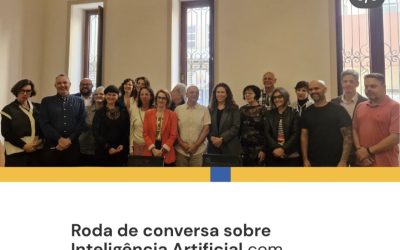 Roda de conversa sobre Inteligência Artificial com a Ministra do MGI, Esther Dweck, realizada no Colégio Brasileiro de Altos Estudos (CBAE UFRJ)